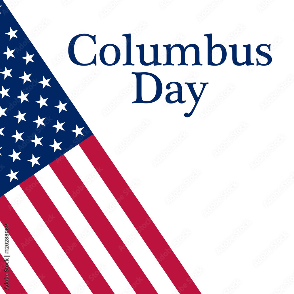 Holiday in the US Columbus Day Poster Holiday in the US Columbus Day Poster
