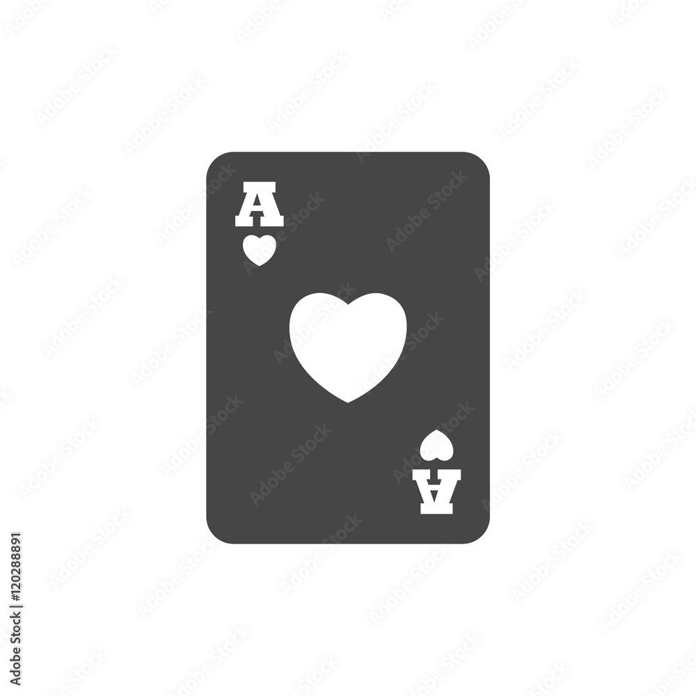 Casino sign icon. Playing card symbol Casino sign icon. Playing card symbol