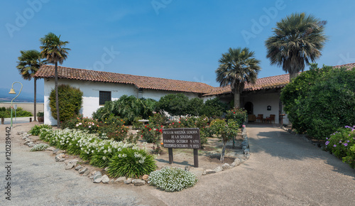 Exterior of the Mission Nuestra Senora de la Soledad in California