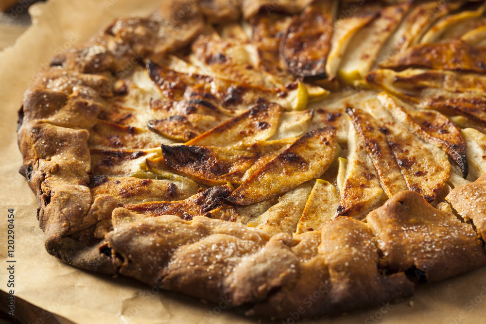 Homemade Cinnamon Sugar Apple Galette Homemade Cinnamon Sugar Apple Galette
