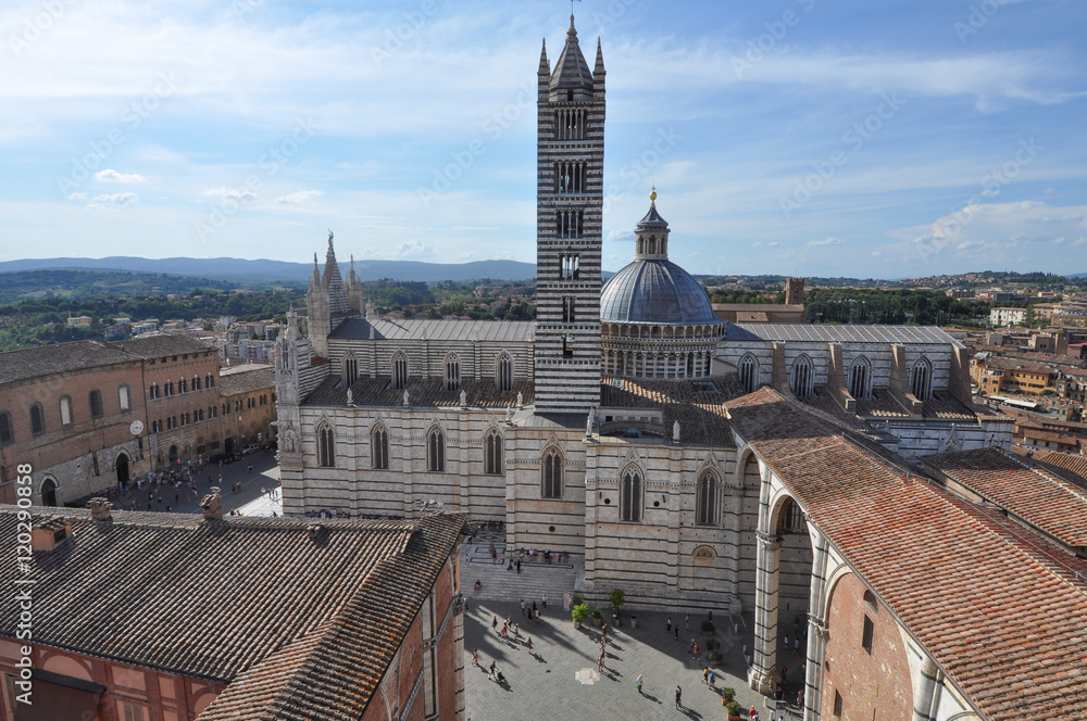 Fototapeta premium Cathedral church in Siena