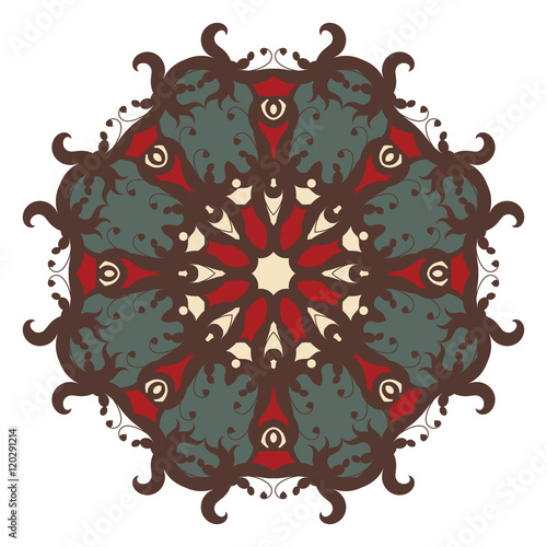 Mandala on isolated background