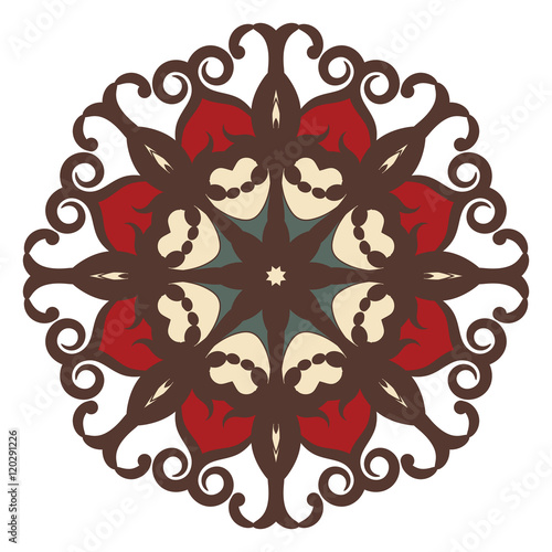 Mandala on isolated background