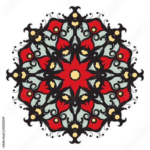 Mandala on isolated background