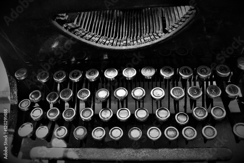 Tableau sur toile Retro typewriter, USSR