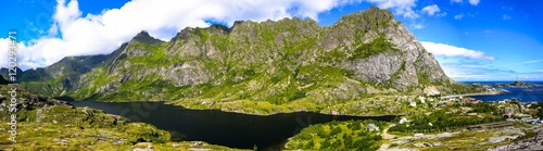 Landscape of Lofoten Island...