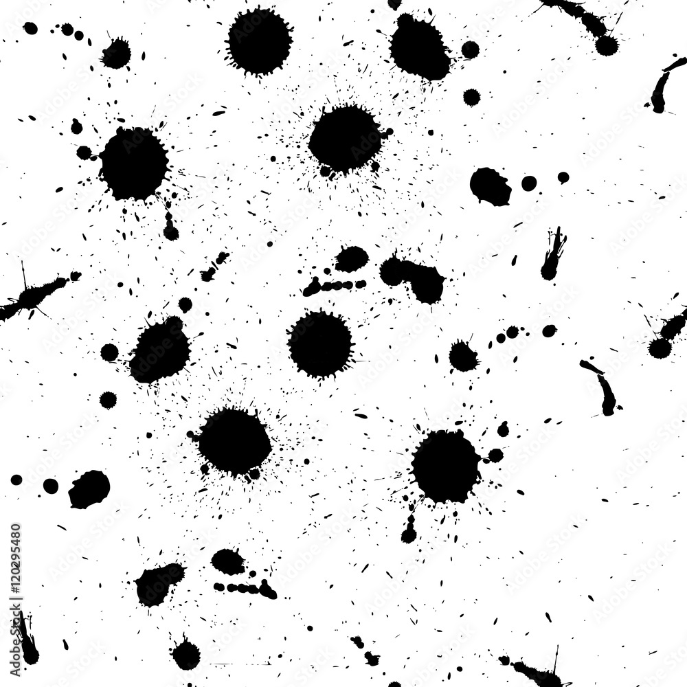 Vector hand-painted ink illustration with brush strokes. Vector hand-painted ink illustration with brush strokes.