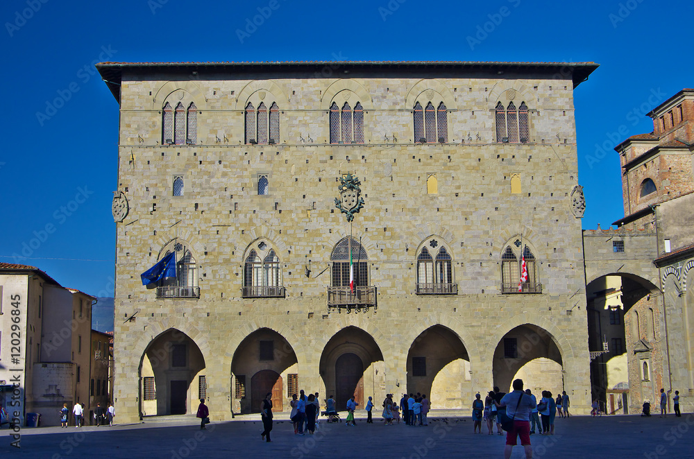 PISTOIA,IT - View of the central square
