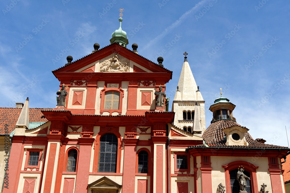 St. George's Basilica, Prague, Czech Republic.