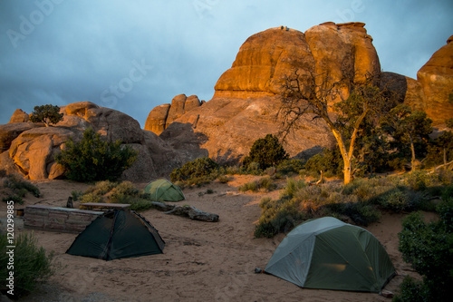 Moab Utah Arches National Camping Devils camp 2