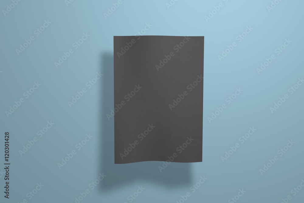 Mock up poster on colored background. Poster standart format A5 / A4 / A3 / A2 / A1/ A0. Three-dimensional rendering. Mock up poster on colored background. Poster standart format A5 / A4 / A3 / A2 / A1/ A0. Three-dimensional rendering.