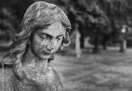 Ancient cemetery angel © thenikonpro