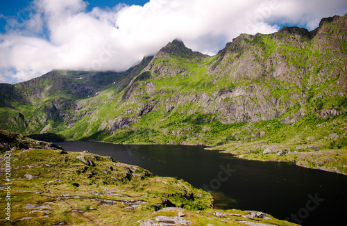 Landscape of Lofoten Island...