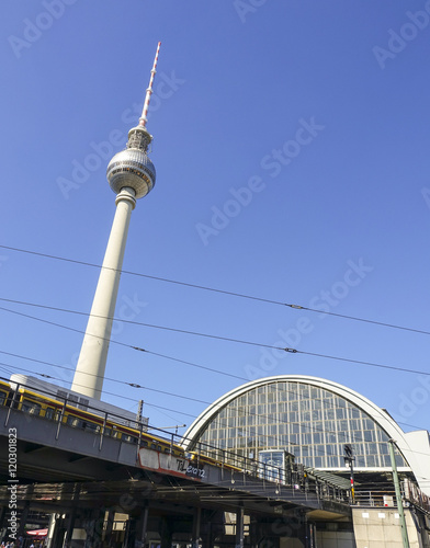 TV Tower at Berlin Alexanderplatz - called Fernsehturm
