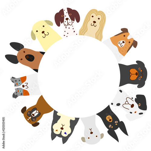 dogs circle