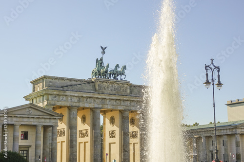 Amazing Brandenburg Gate called Brandenburger Tor in Berlin