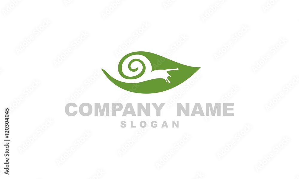 Fototapeta premium snail logo