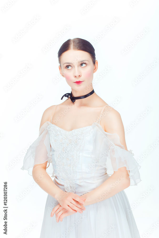 Romantic Beauty. Retro Style ballerinas Romantic Beauty. Retro Style ballerinas