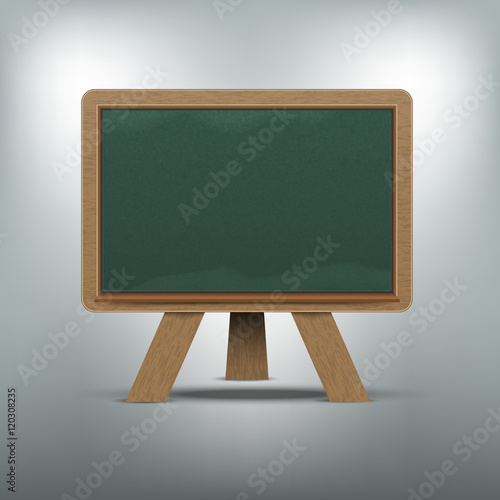 Blank blackboard.Vector illustration