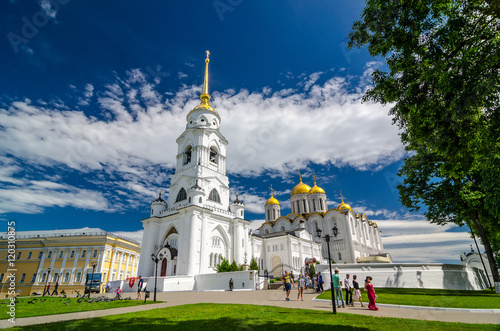 Dormition Cathedral or Assumption Cathedral in Vladimir, Russia.