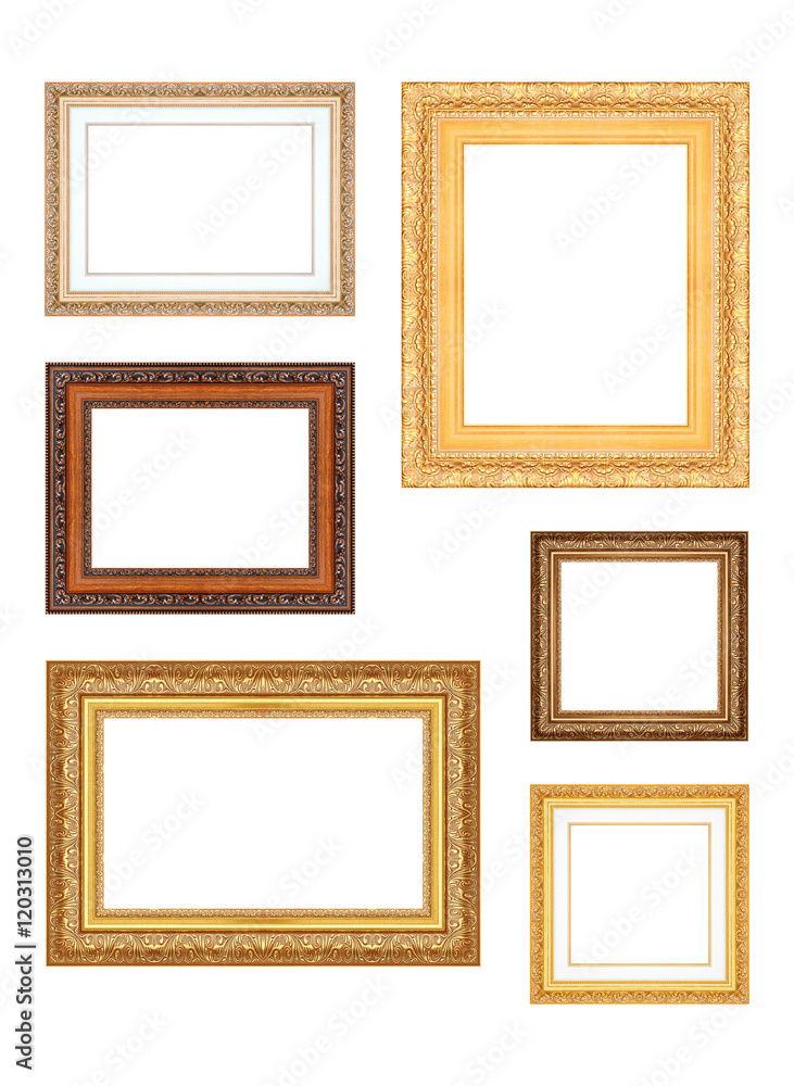 Picture frame isolated on white background Picture frame isolated on white background