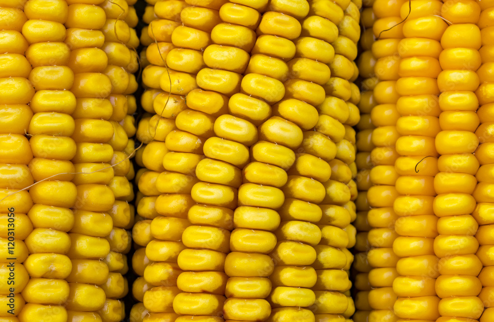 Fresh golden corn cobs abstract food background. Fresh golden corn cobs abstract food background.