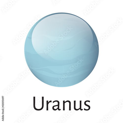 Uranus planet vector