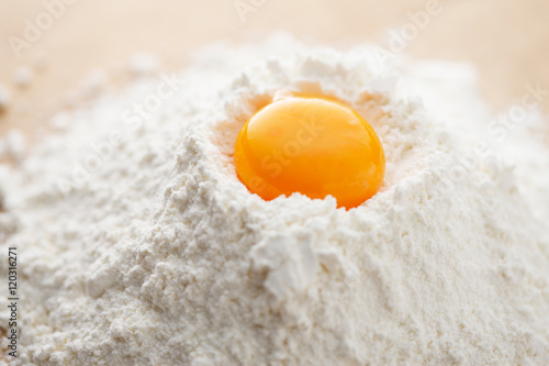 小麦粉と卵