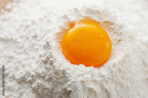 小麦粉と卵
