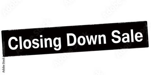 Closing down sale