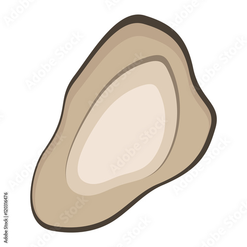 Fresh mussel gastronomy ingredient on white background. Shellfish nutrition nature food freshness mussels. Dinner cooked mussels gourmet healthy cuisine seafood gastronomy ingredient vector.