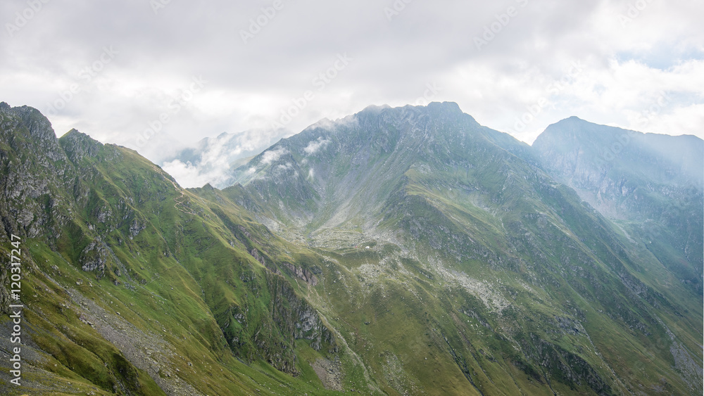 Fagaraš mountains in Southern Carpathians, Romania