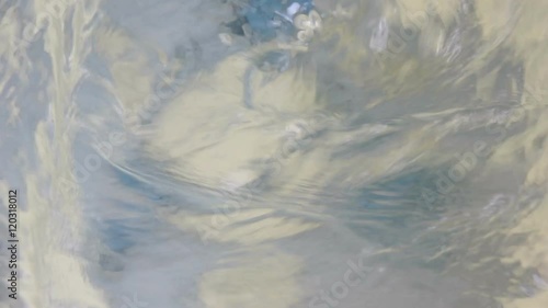 Water Spin Around In Washing Machine Without Clothes Footage