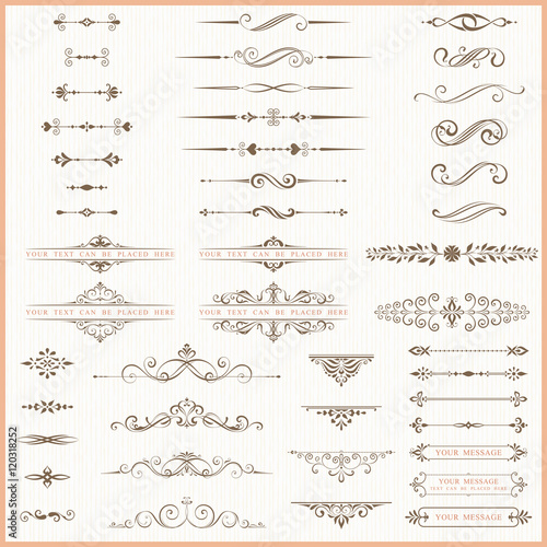 Page dividers and ornate elements.