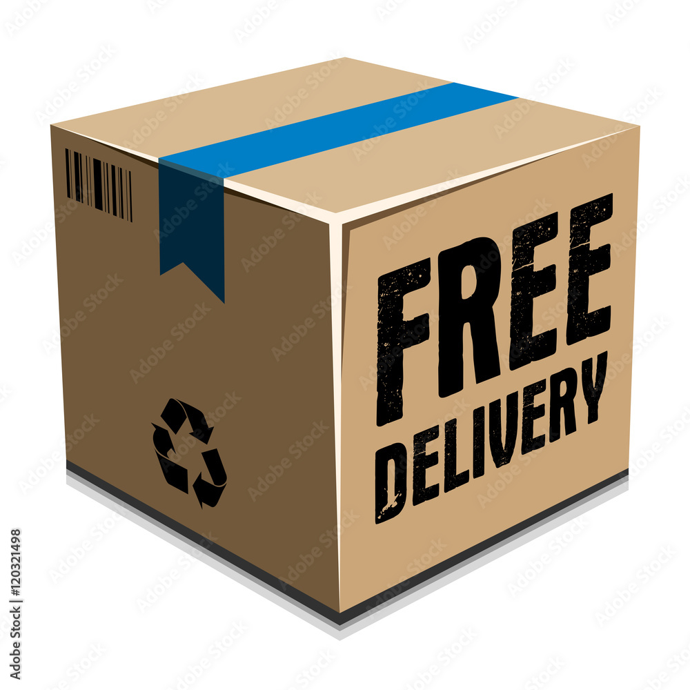 Free delivery - obrazy, fototapety, plakaty 