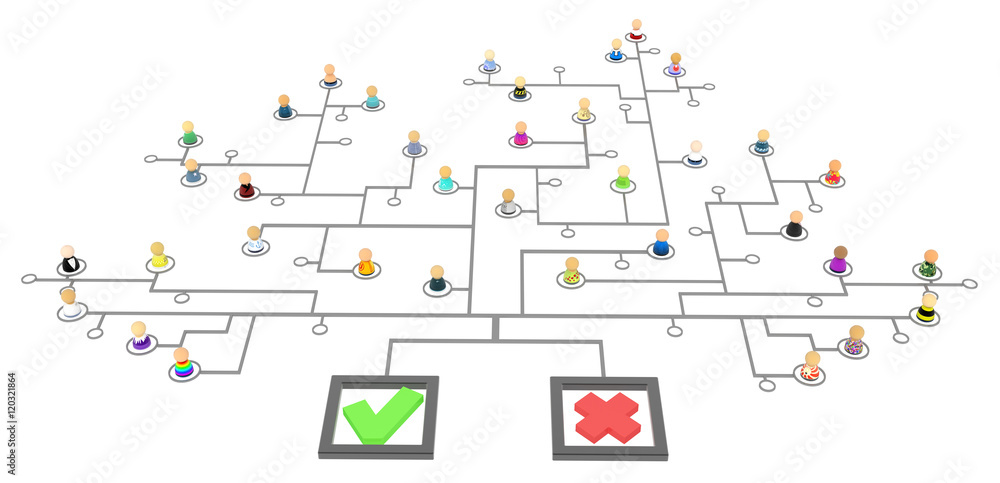 Cartoon Crowd, Link Choice Boxes Cartoon Crowd, Link Choice Boxes