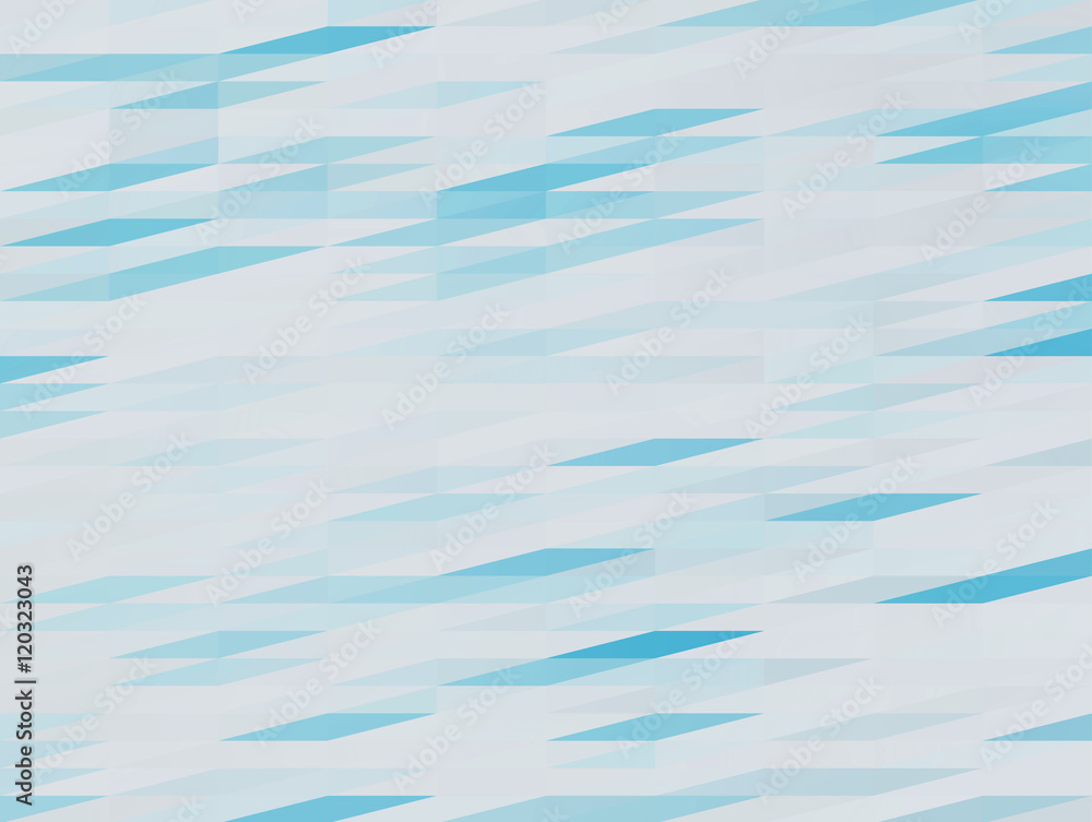 Fototapeta premium Blue low-poly background, polygonal triangular grey wave