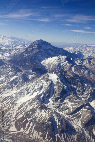 Mount Aconcagua in Argentina (highest pick in America continent)