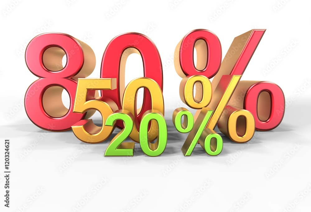 Massive sale concept 3D illustration Massive sale concept 3D illustration