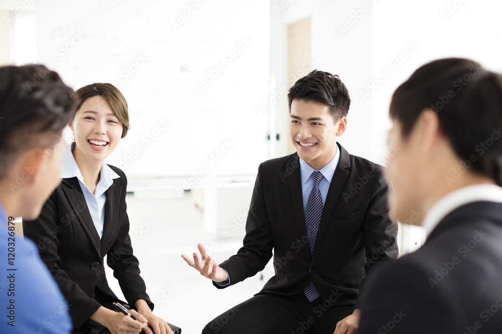 Business People Corporate Communication Meeting in office Business People Corporate Communication Meeting in office