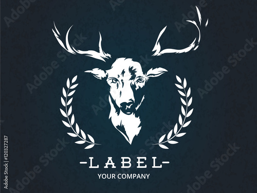 Vintage logotype wild nature