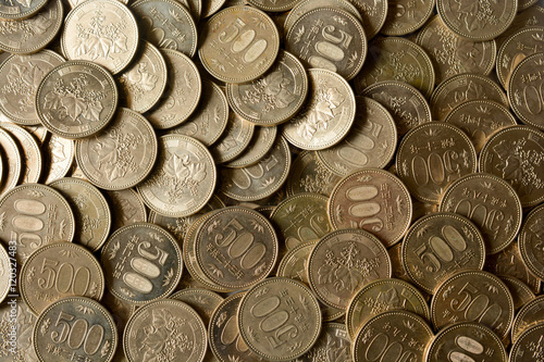 Japanese 500 yen Coins