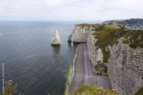 Chalk cliffs at Cote d'Albatre.