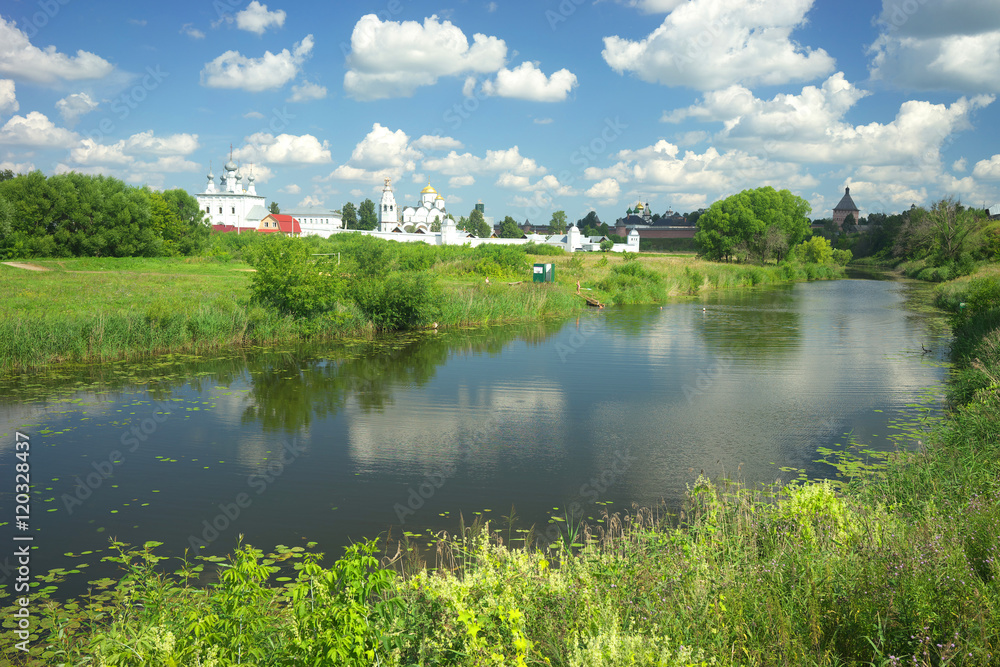 Summer landscape in Suzdal Summer landscape in Suzdal