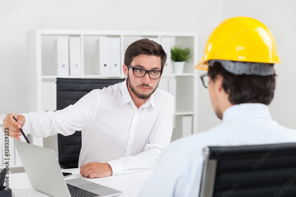 Manager and his subordinate Manager and his subordinate