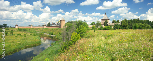 Summer landscape in Suzdal