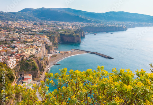 Picturesque Sorrento coast in summer, Italy 