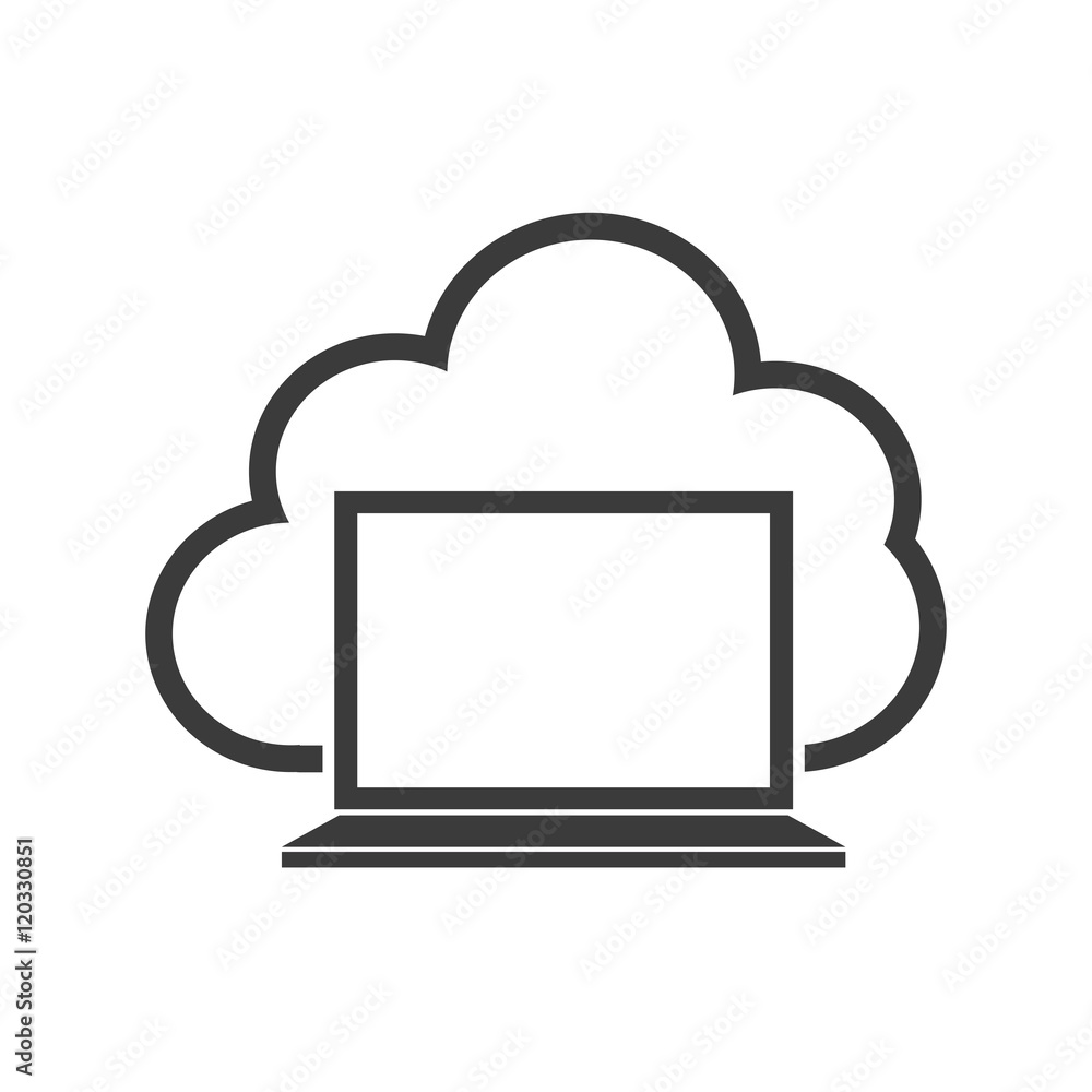 usefull app for laptop vector illustration design usefull app for laptop vector illustration design