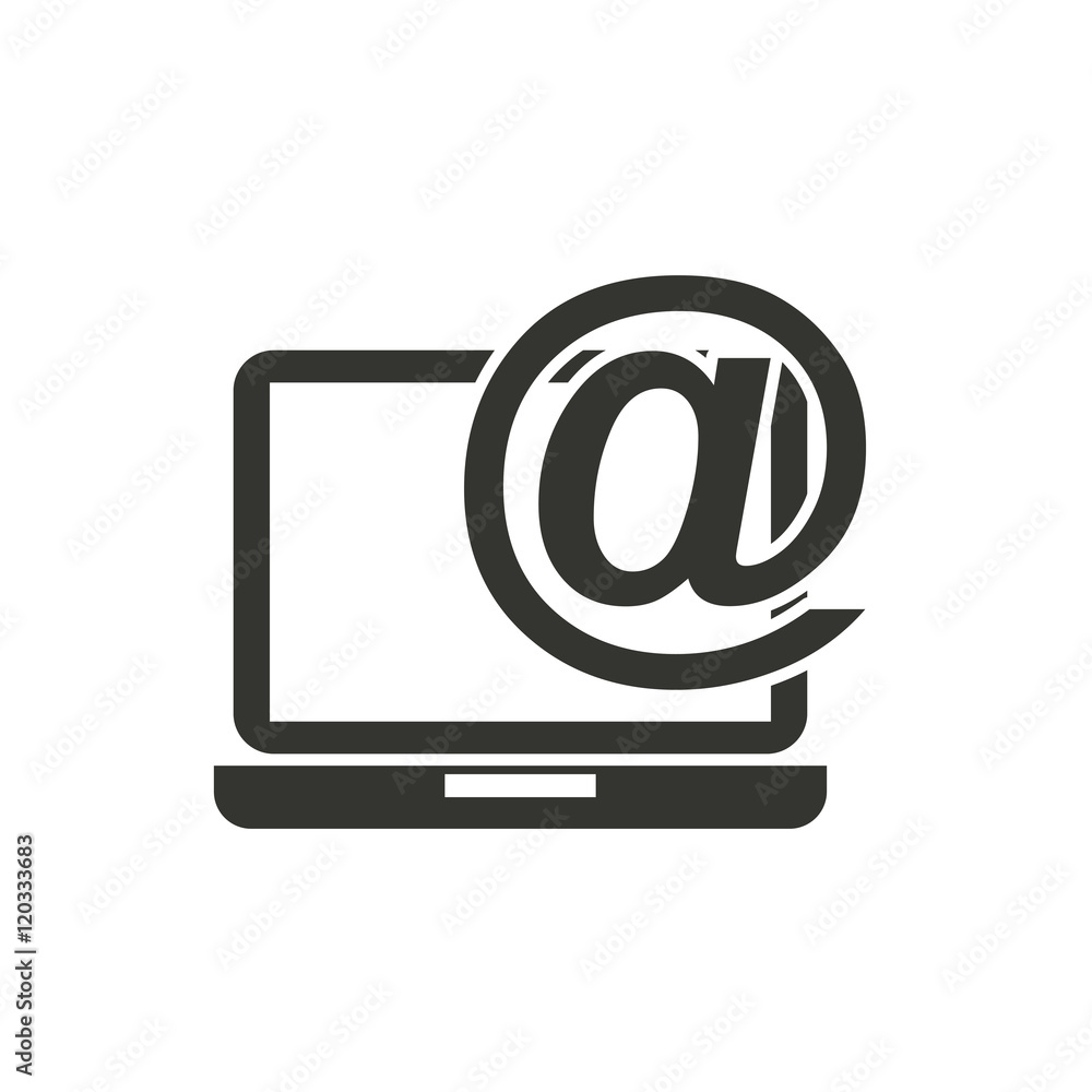 usefull app for laptop vector illustration design