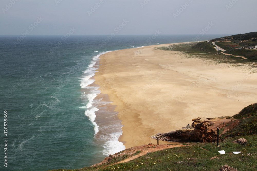 Seaside in Nazare, Portugal